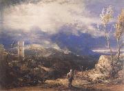 Samuel Palmer Christian Descending into the Valley of Humiliation oil painting picture wholesale